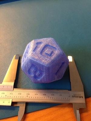 Dodecahedron dice (12 sides)