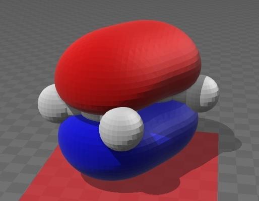 Ethylene HOMO Orbital