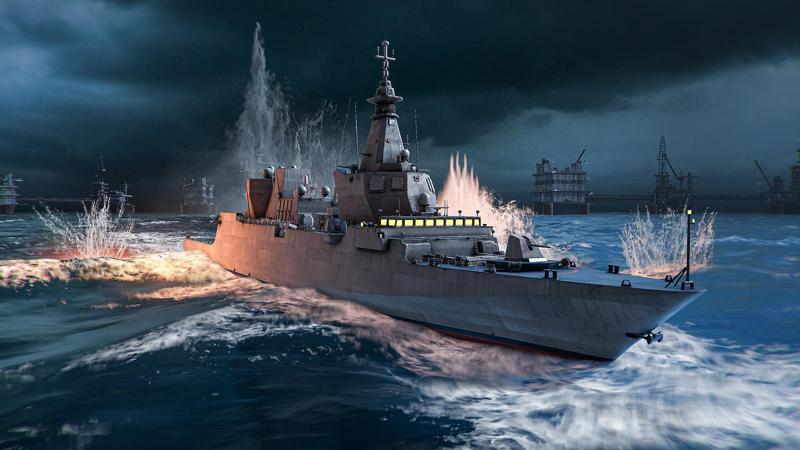 Fremm evo class frigate
