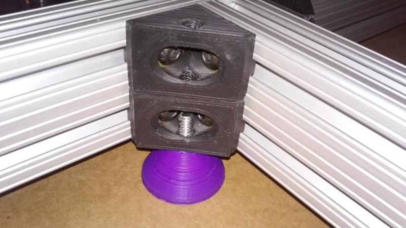 1" 10S Tslot adjustable foot