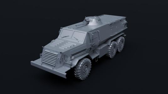Russian Ural Chekan MRAP PMC Wagner with Interiors
