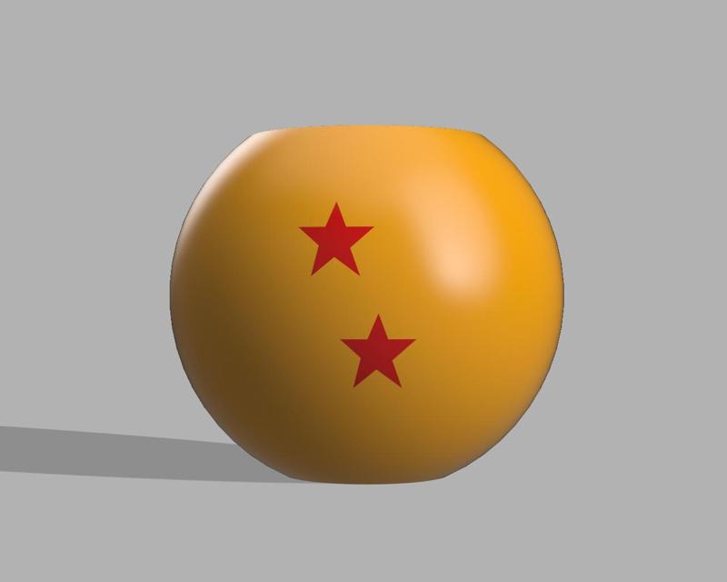 Dragon Ball (Two Star) Pencil Holder || Dragon Ball (Two Star) Pencil Holder