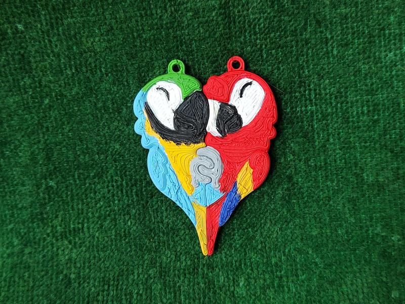 Parrot Matching Pendants