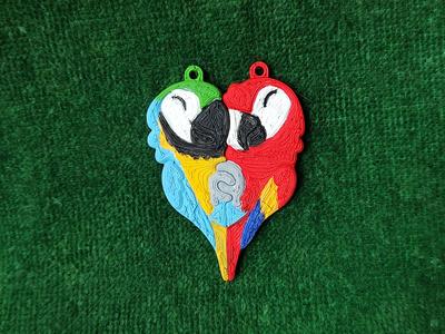 Parrot Matching Pendants
