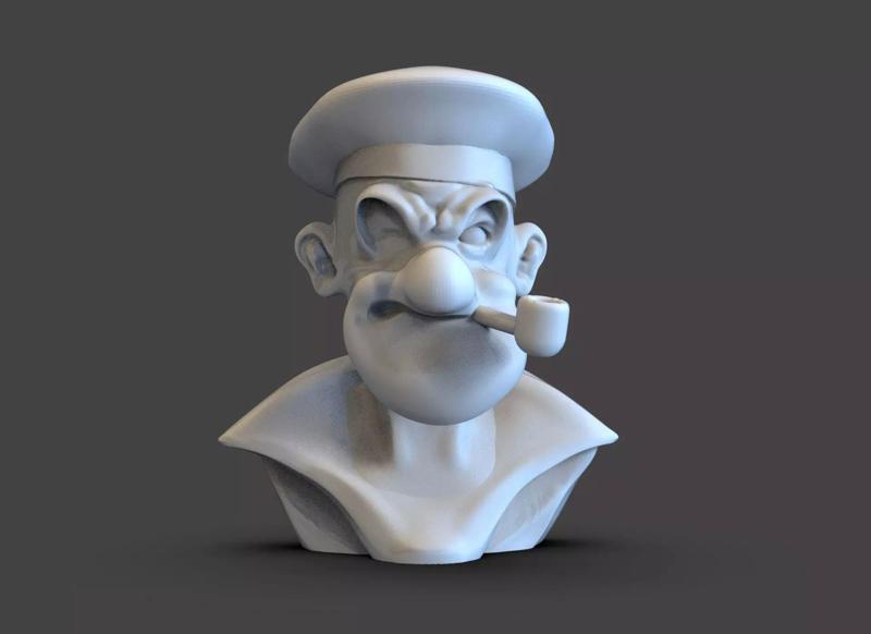 Popeye The Sailor Bust