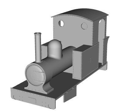 Rye and Camber Tramways Bagnalls Loco Camber 1921 rebuild 1/32 scale