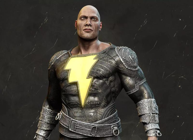 Black Adam Statue