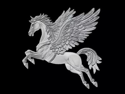 Pegasus Sculpture Winged Horse Art