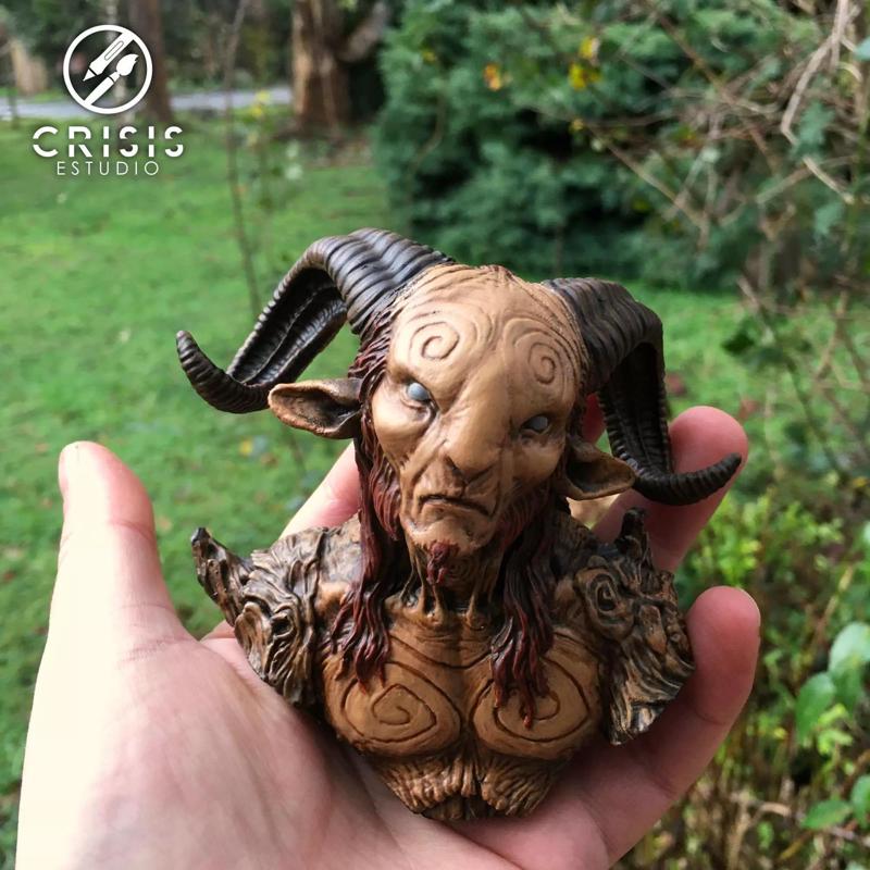 Pans Labyrinth Faun 3d Magnet Bust