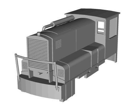 Guinness Brewery Hibberd Planet Narrow Gauge loco 1/87 scale