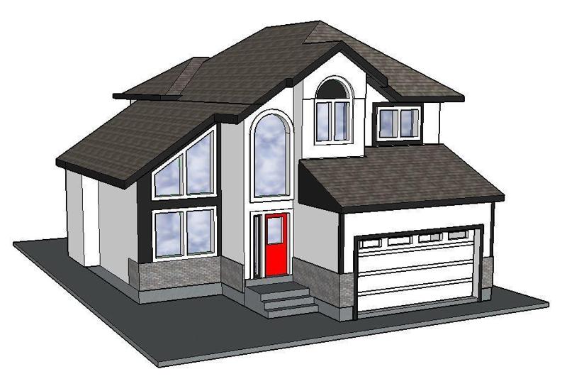 PREMIUM N Scale Suburban Home #3
