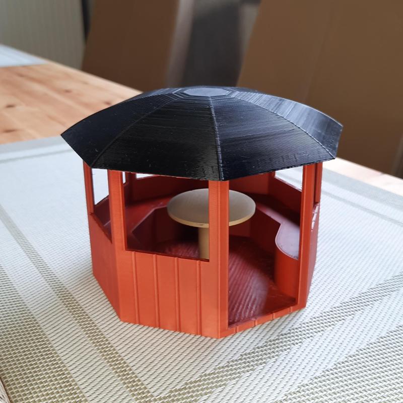 Pavilion 1:22.5 for model railroad / garden railroad