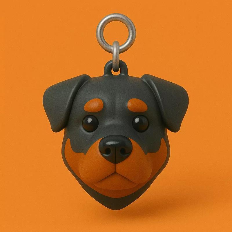 ottweiler Llavero 3D Plastico STL
