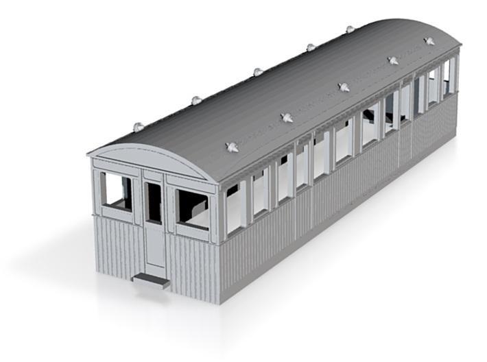 Liverpool Overhead Railway 32ft centre trailer coach 1/148 scale