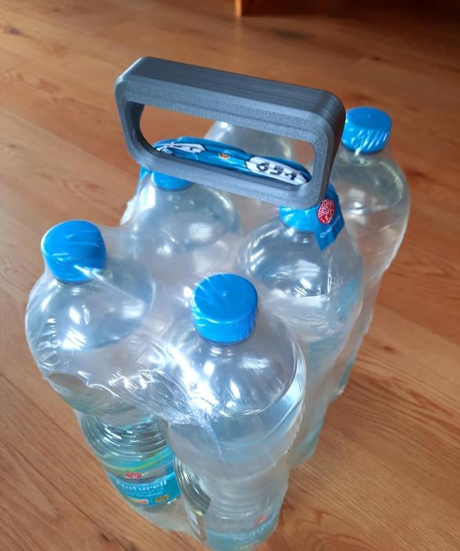 Six-pack holder handle for water 6  / 6 Pack Halter Griff für 1,5l Flaschen