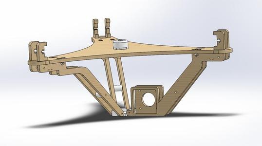 DeltaPrintr Extruder Relocation + Stiffening Brackets