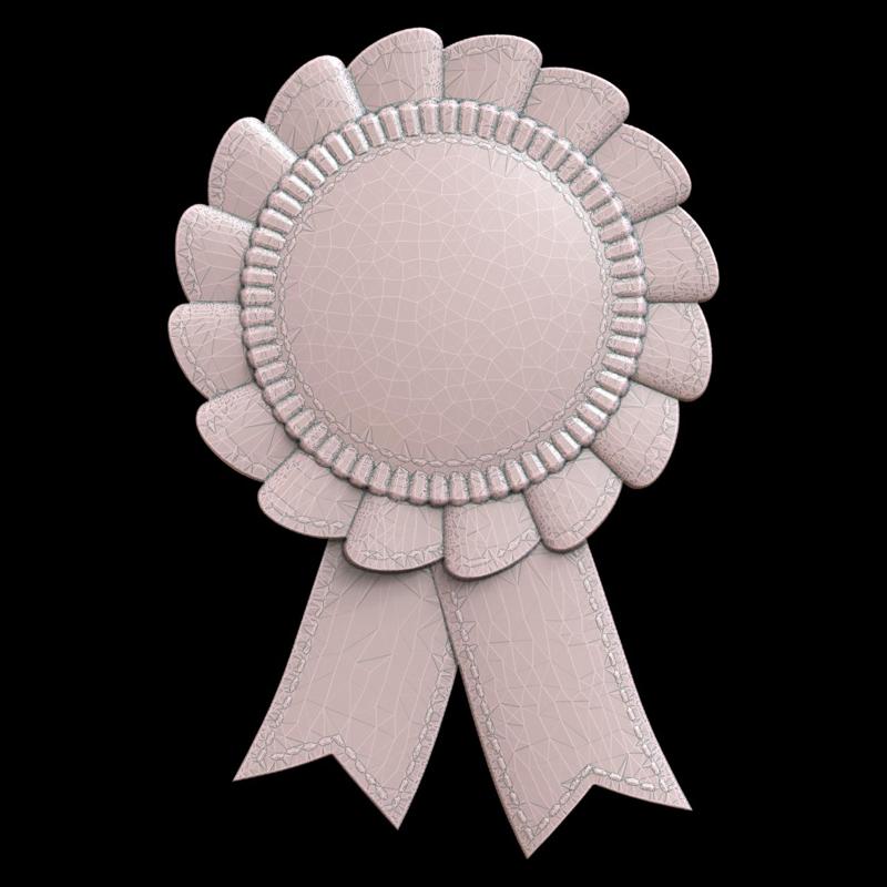 3D Model STL File for CNC Router Laser & 3D Printer Award Ribbon