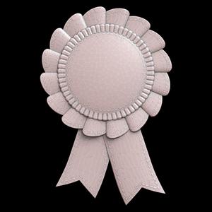 3D Model STL File for CNC Router Laser & 3D Printer Award Ribbon