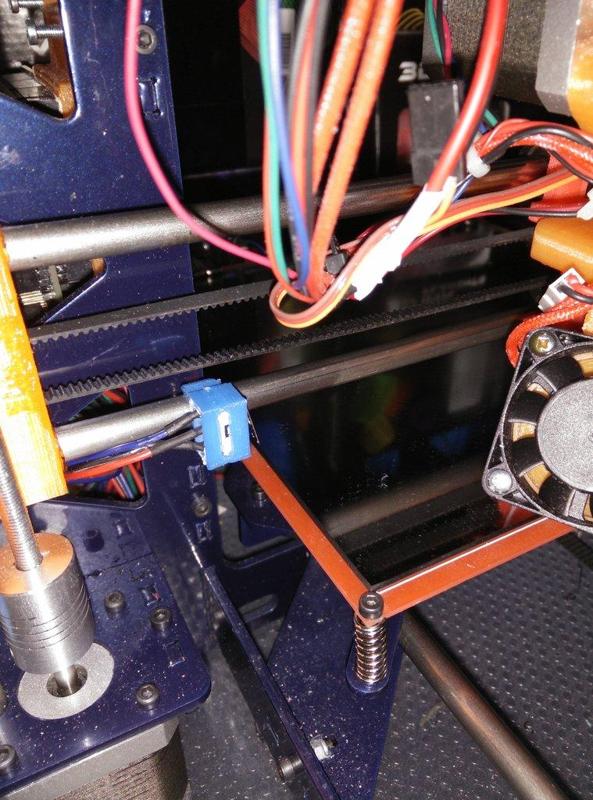 Simple endstop X axis