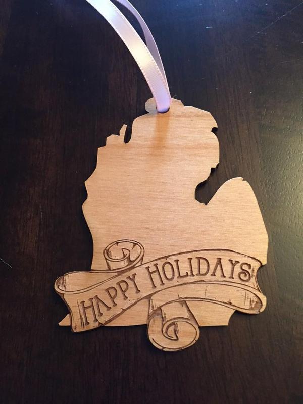 Michigan Holiday Ornament