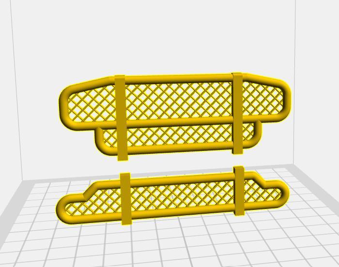 Hypro Bullbar for Scania lower part straight
