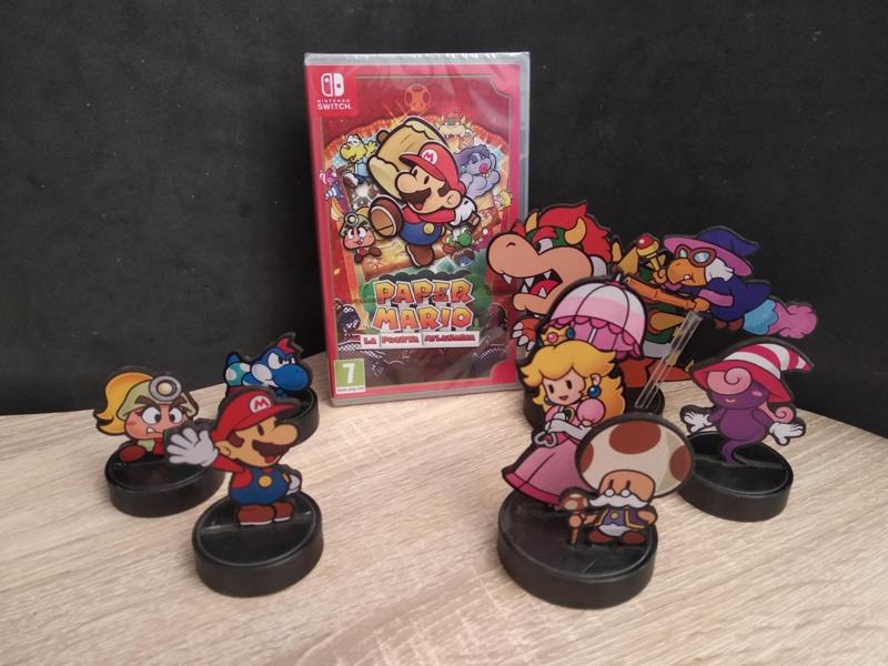 Paper Mario figures by laser cut