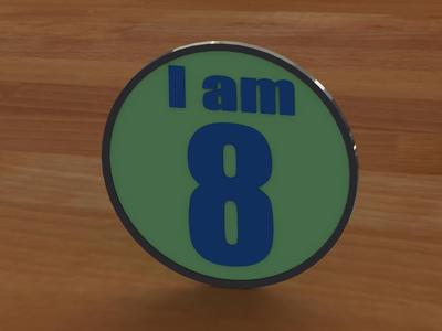 I am (1-90) Birthday Button