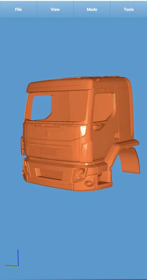 Cabine volvo vm escala 1/32