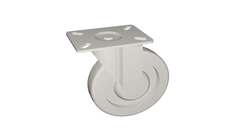 Wheel for shoping cart