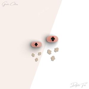 Mushroom Micro Clay Cutter, Fall Polymer Clay Cutter, Tiny Clay Cutter, 2 Sizes Included, Digital STL File, No: 4