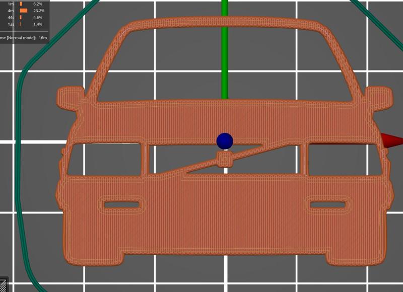 Volvo 340 360 key silhouette