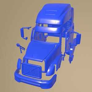 VOLVO VNL 2002 PRINTABLE CABIN TRUCK IN SEPARATE PARTS
