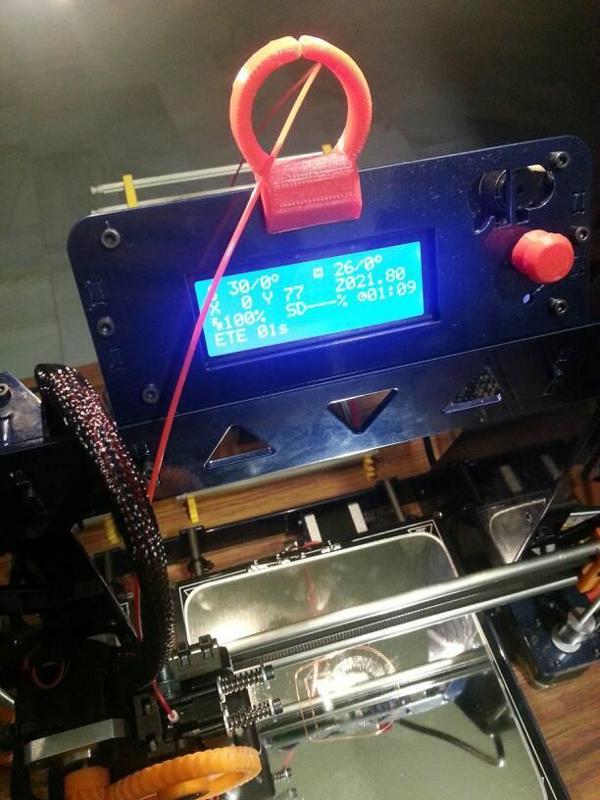 Filament Guide Top - Prusa i3 Steel