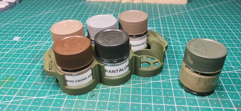 Mini basket x6 Tamiya paint pots