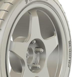 1/24 17x9.5 Spoon SW388 5x114.3 wheels