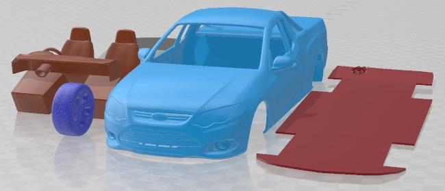 Ford Falcon FG UTE XR6 2011 Printable Car