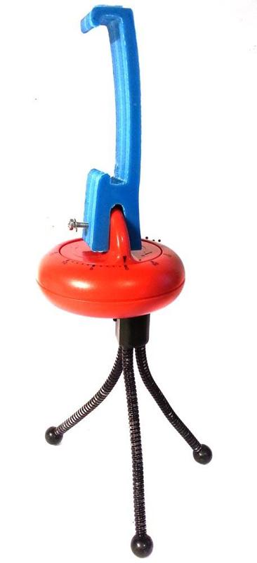 Samsung S3 holder for Ikea Kitchen Timer for any Tripod Mount