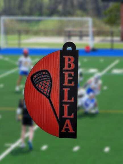 Lacrosse Goalie Bag Tag