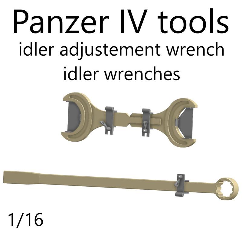 German Panzer IV tools 1/16