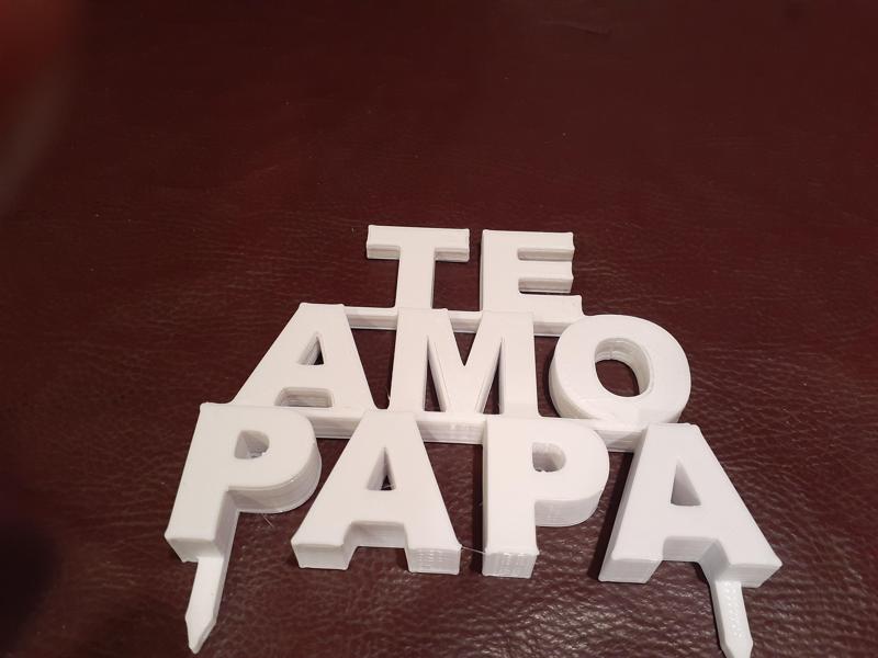 HAPPY FATHER'S DAY, I LOVE YOU, DAD.