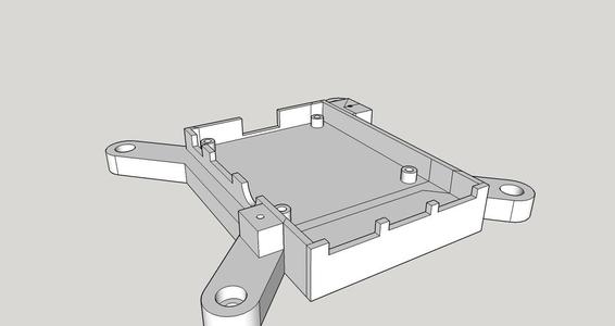RaspberryPi Model B+ 10cm x 10cm Monitor Mounting Bracket