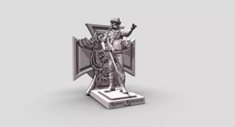 Lemmy Kilmister motorhead - 3Dprinting