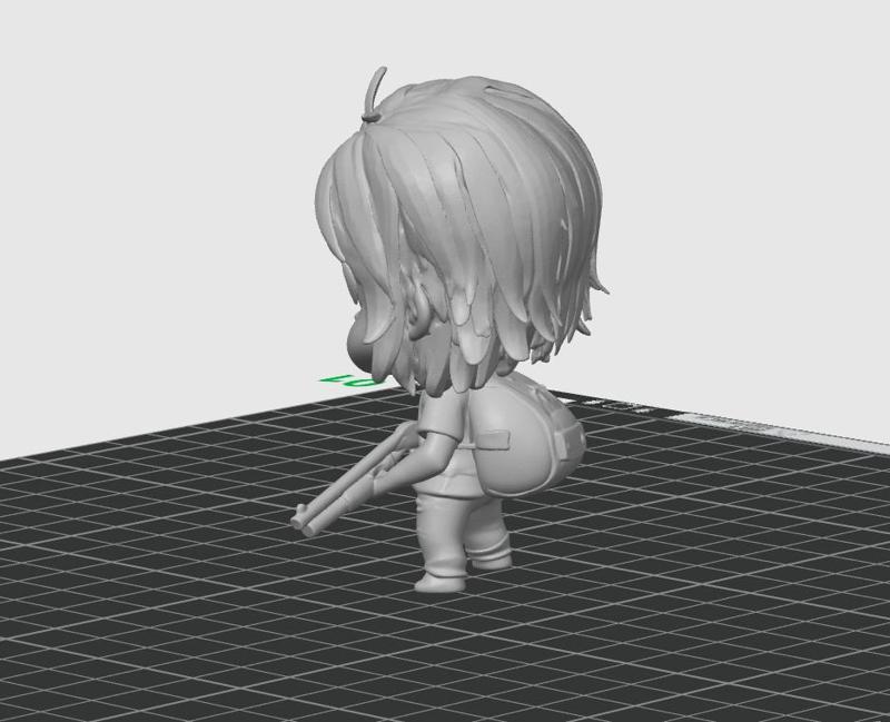 Cartoon Ellie – The Last of Us | Chibi Style 3D Printable Figurine (Pixar-Inspired)