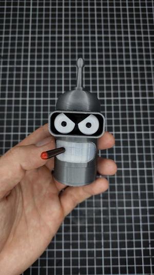 Bender Futurama Grinder With Hide Container