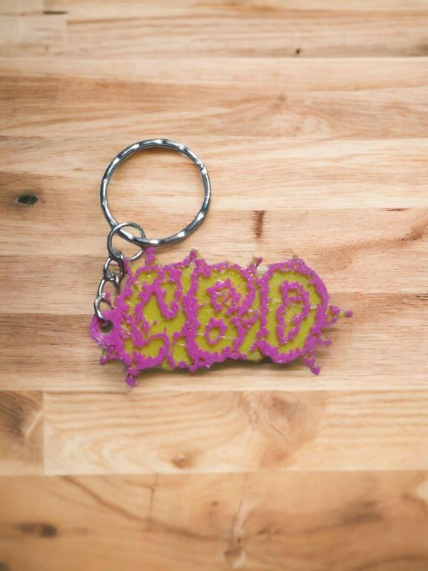 CBD Cannabis grow keychain
