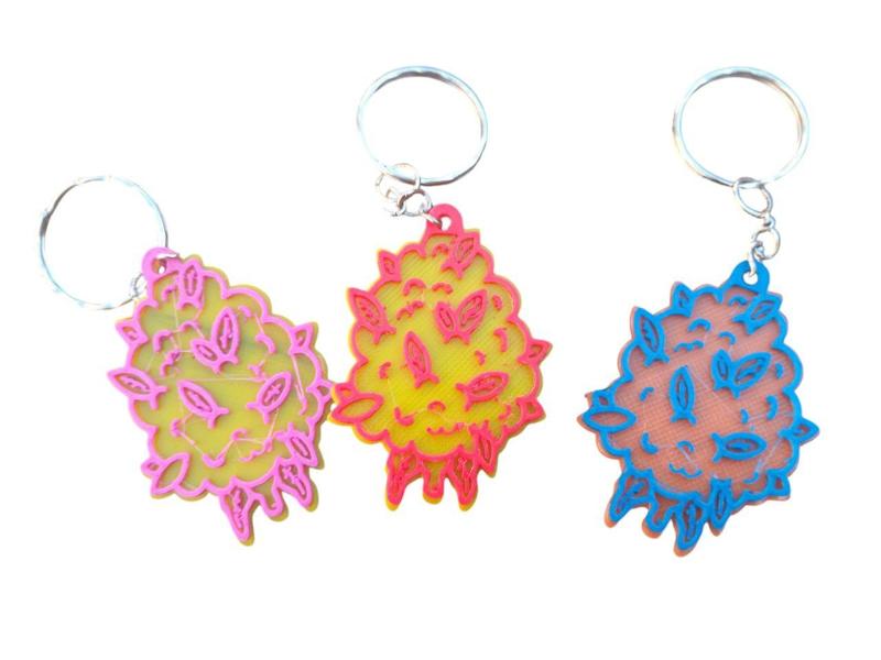 GROW Leaf Cogollo leaf key rings