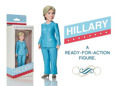 The Hillary Clinton Action Figure by FCTRY