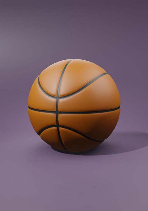 Basketball Keychain