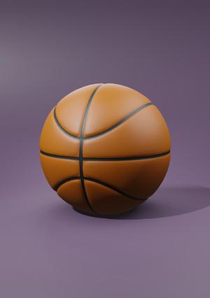 Basketball Keychain