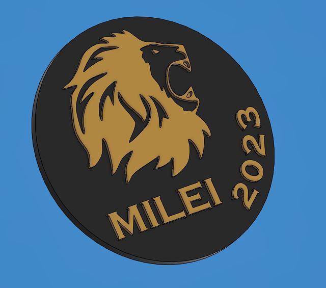 Iman Milei head lion